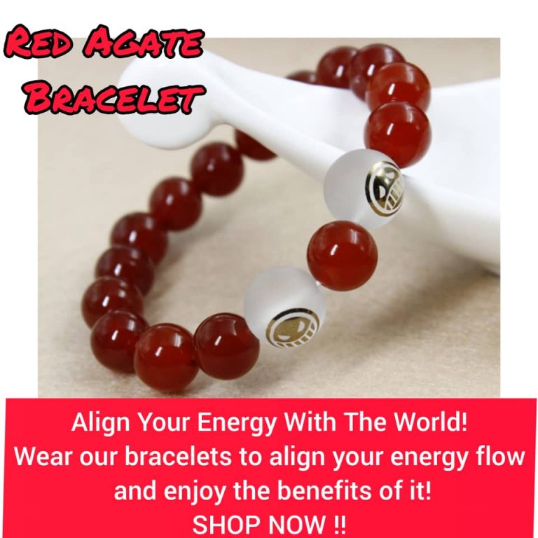 Red agate bracelet