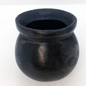 Black Clay Pot